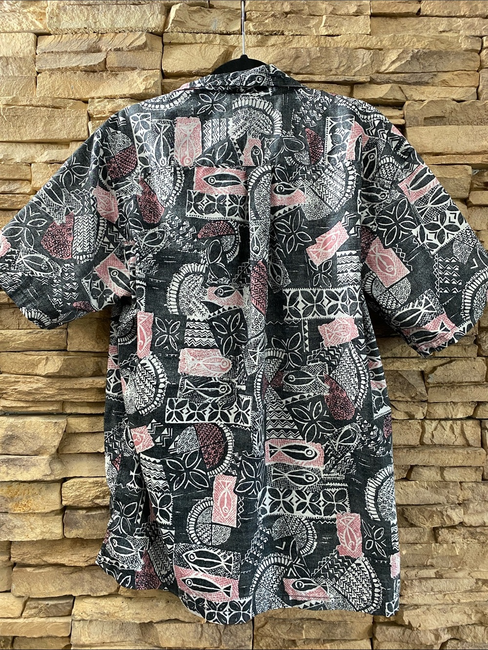 Cooke Street Printed Button Down Shirt Cotton Relaxed Hawaiian Size L - Picture 7 of 9